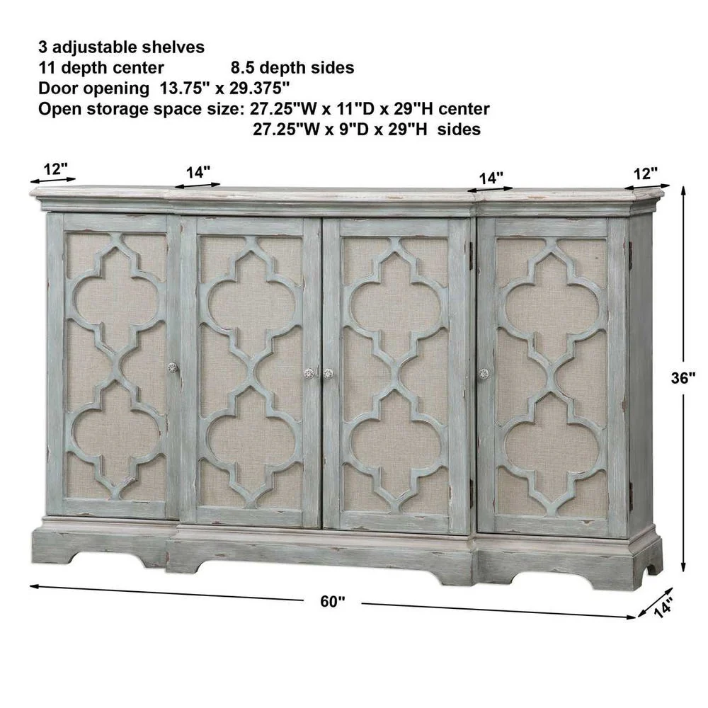 Sophie 4 Door Cabinet - Image 9