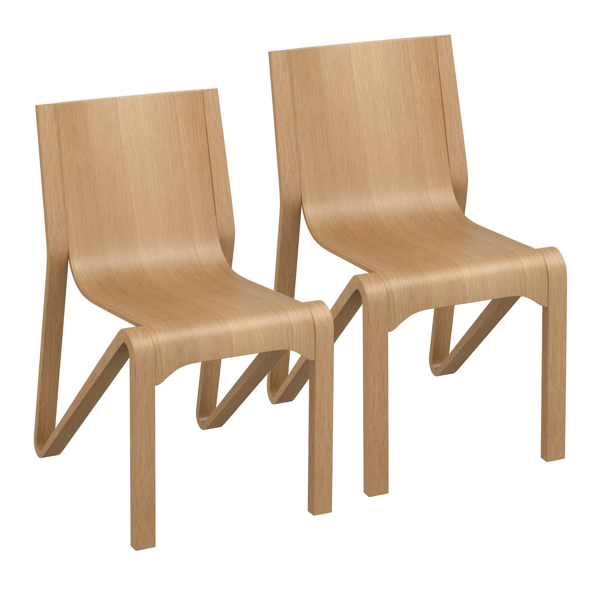 Soren Contract Grade Chair, Set of 2 in Natural - Image 7