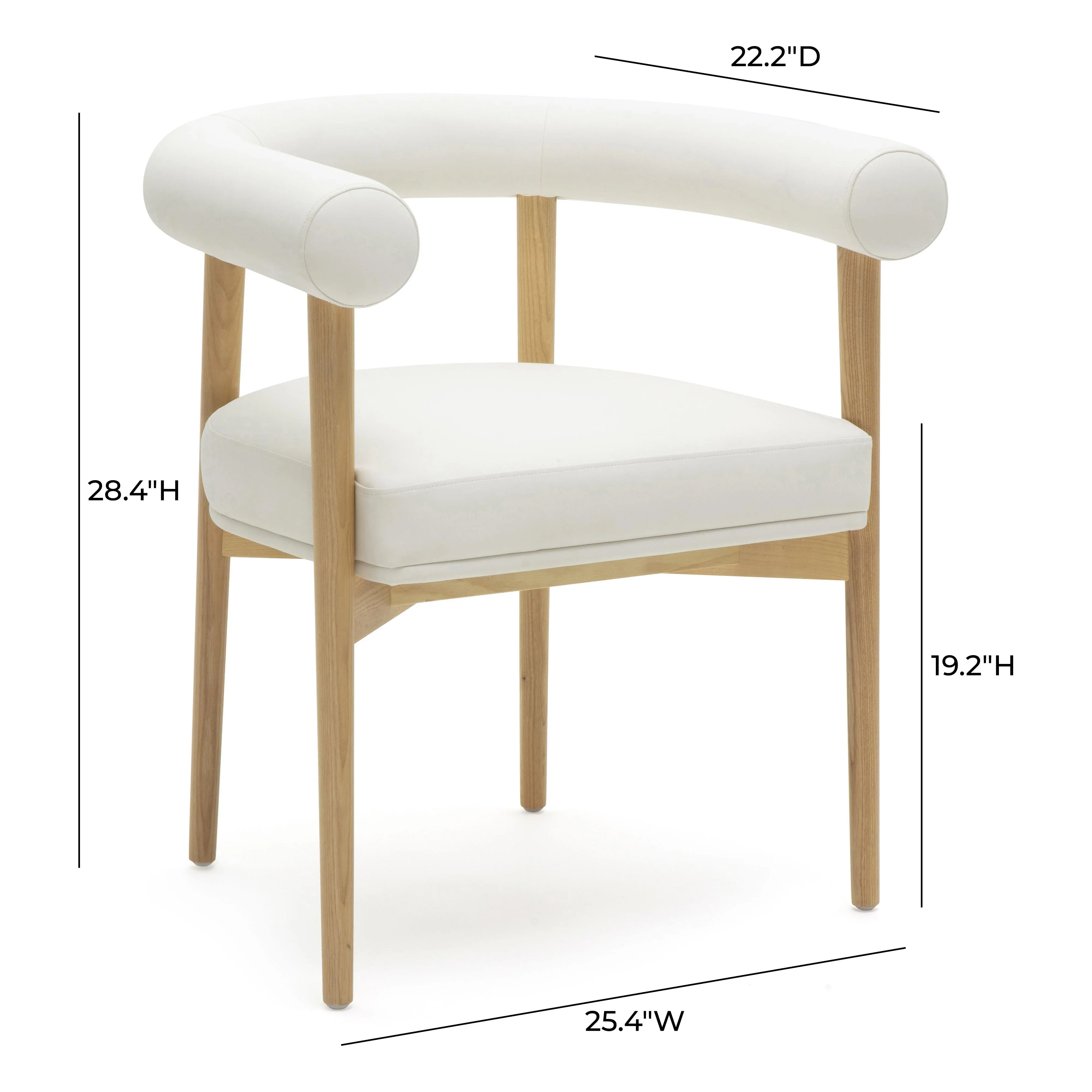 Spara Performance Vegan Leather Dining Chair - Image 12