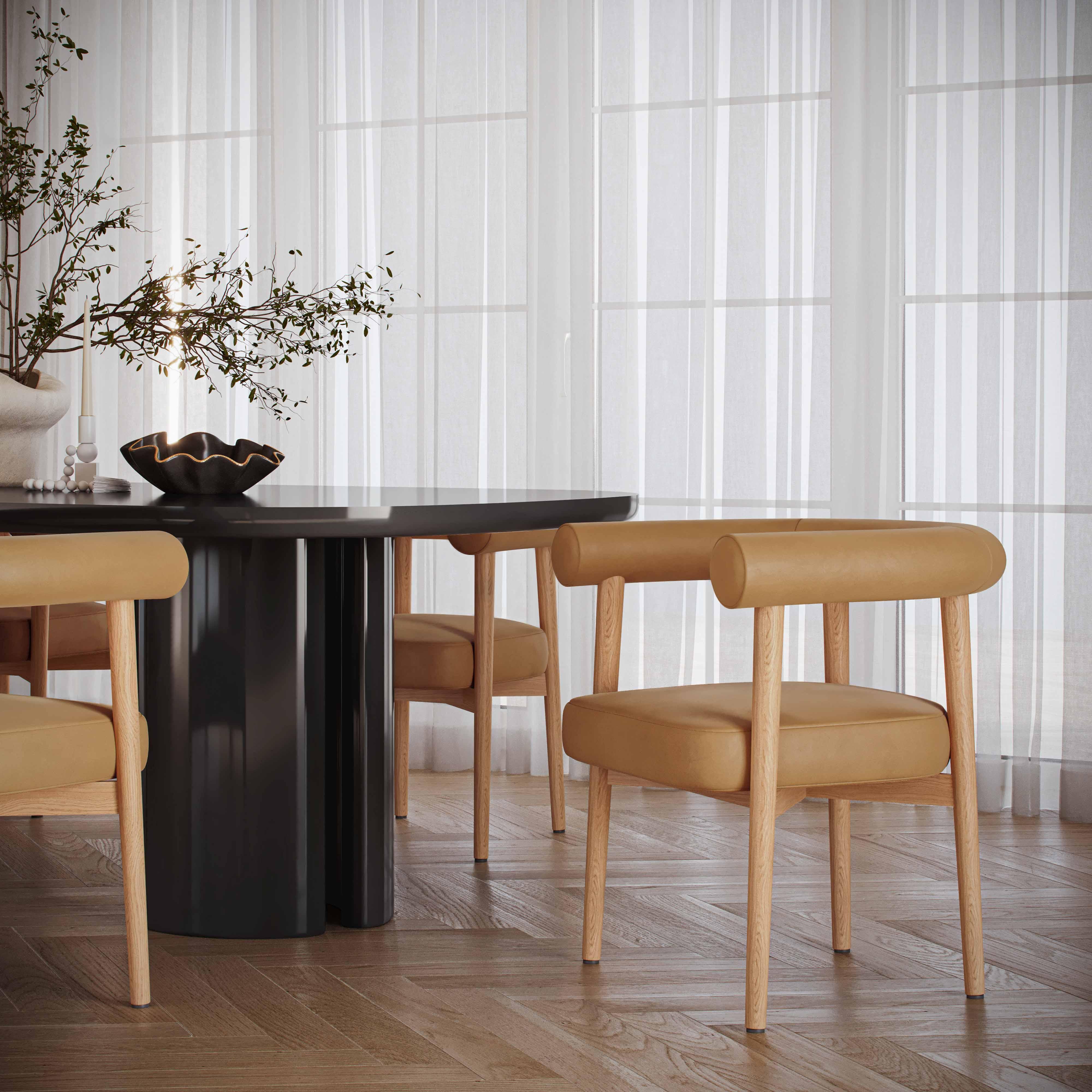 Spara Performance Vegan Leather Dining Chair - Image 16