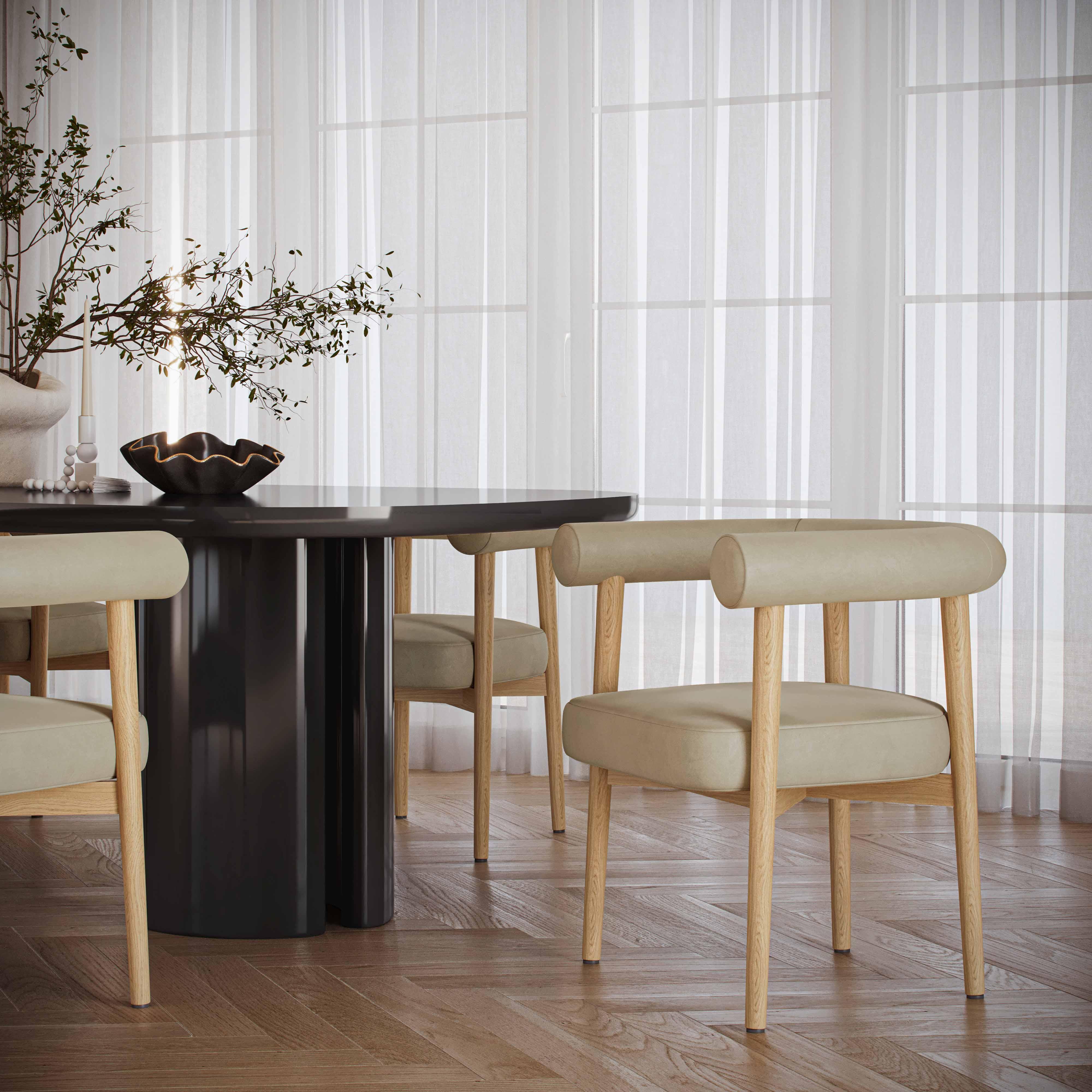 Spara Performance Vegan Leather Dining Chair - Image 23