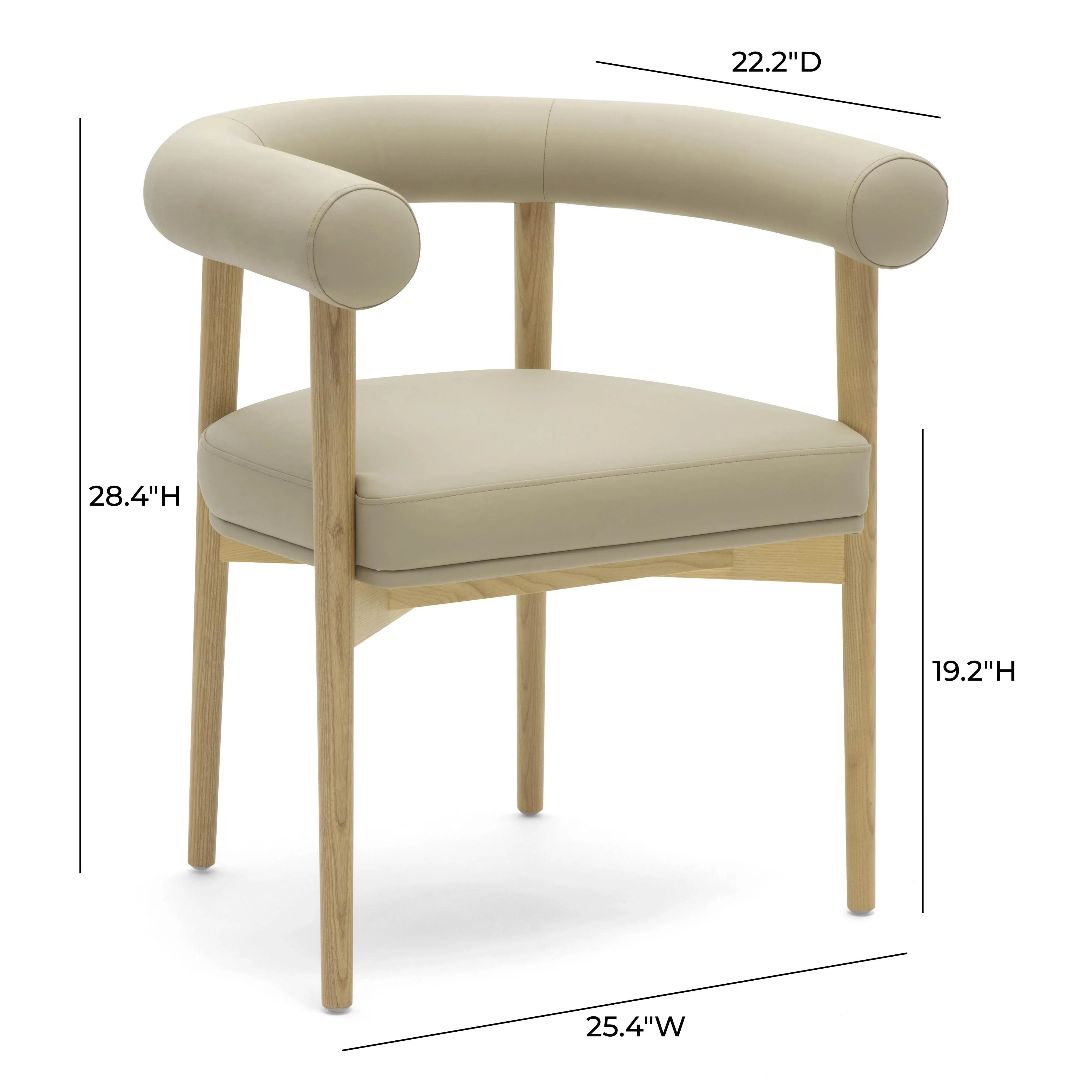 Spara Performance Vegan Leather Dining Chair - Image 26