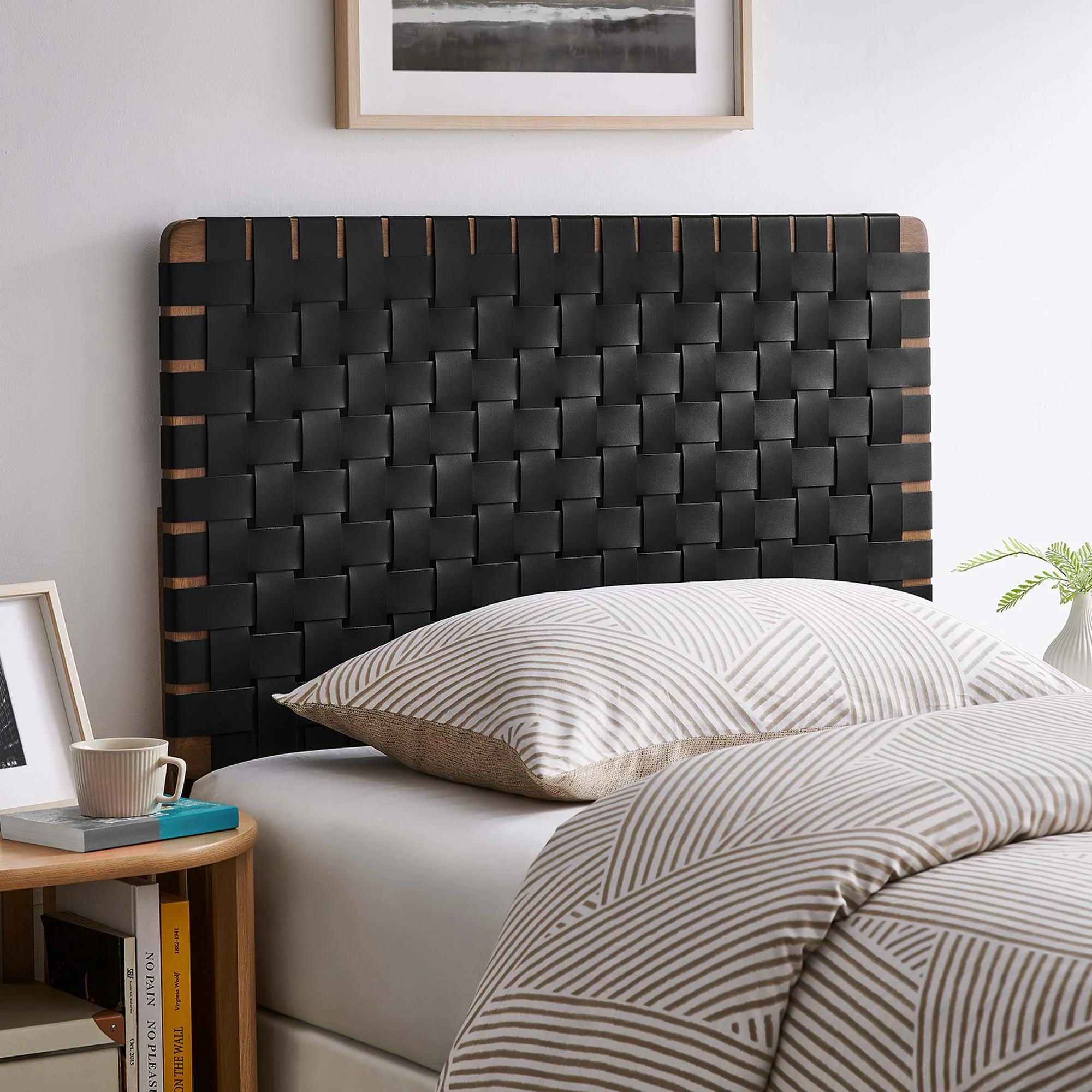 Sparta Weave Vegan Leather Headboard - Image 20