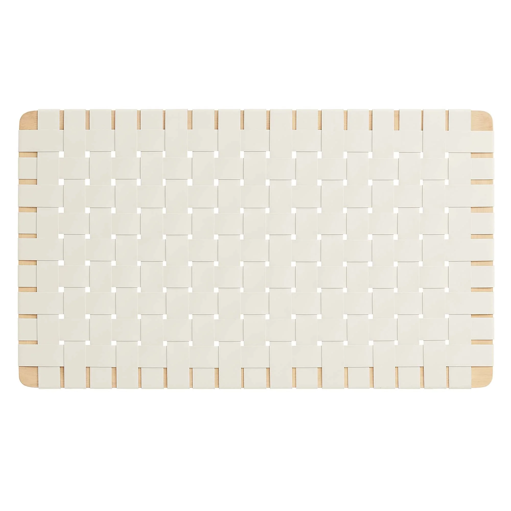 Sparta Weave Wall-Mount Vegan Leather Headboard - Image 5