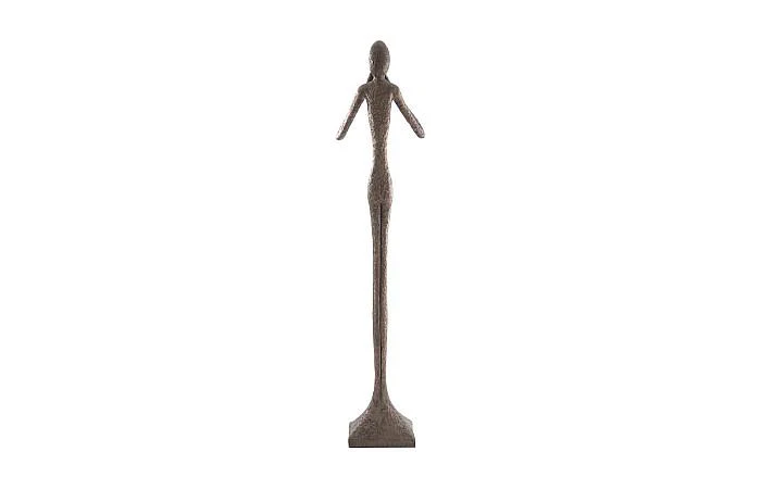 Speak No Evil Slender Sculpture, Large, Resin, Bronze Finish - Image 2