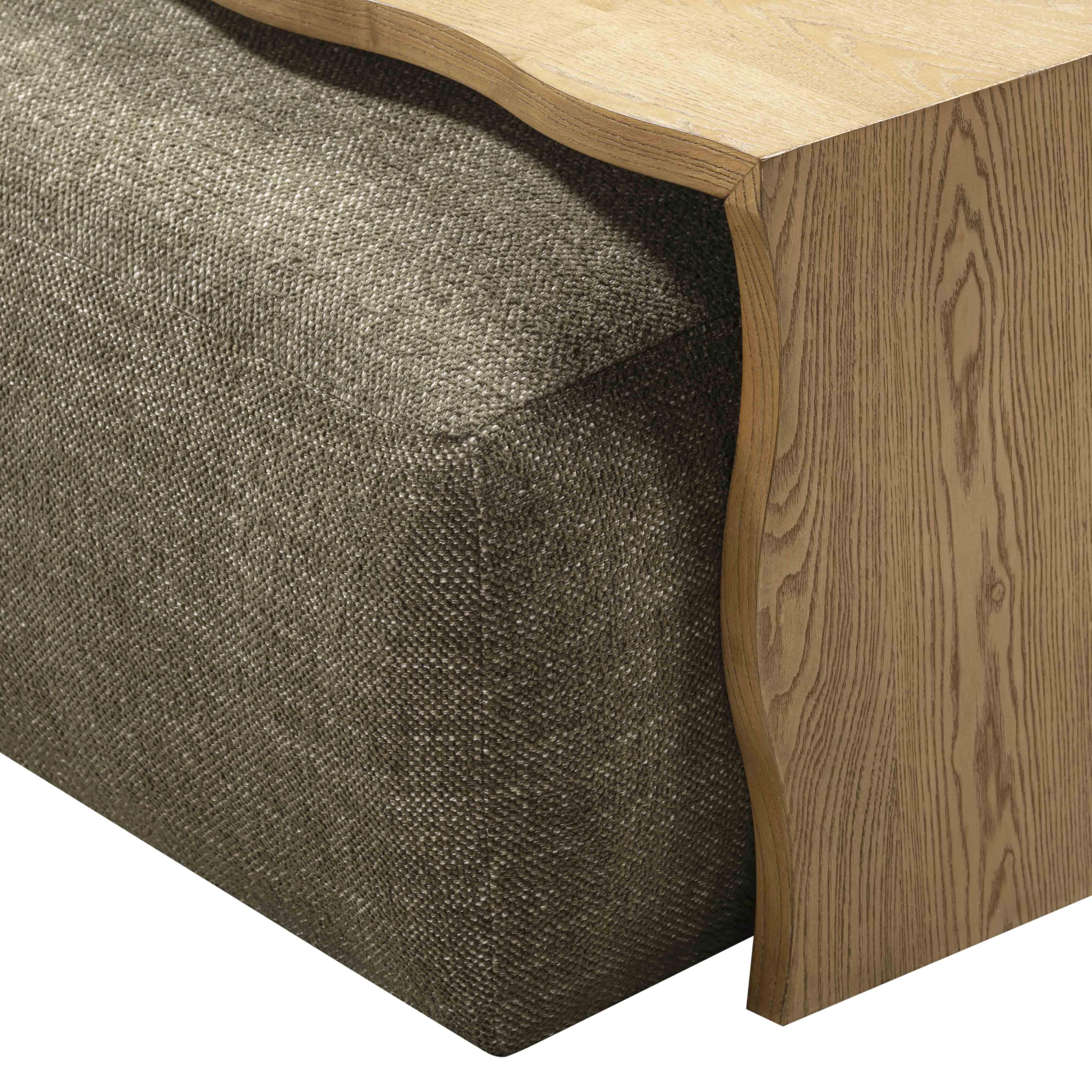 Spencer 54" Performance Basketweave Ottoman with Bridge Table - Image 19