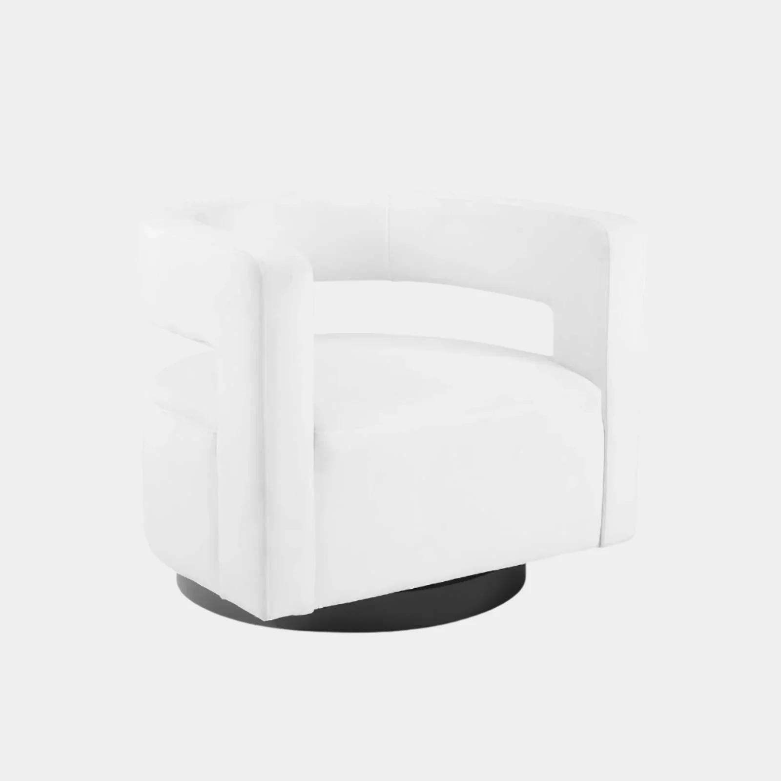 Spin Cutaway Performance Velvet Swivel Armchair - Image 10