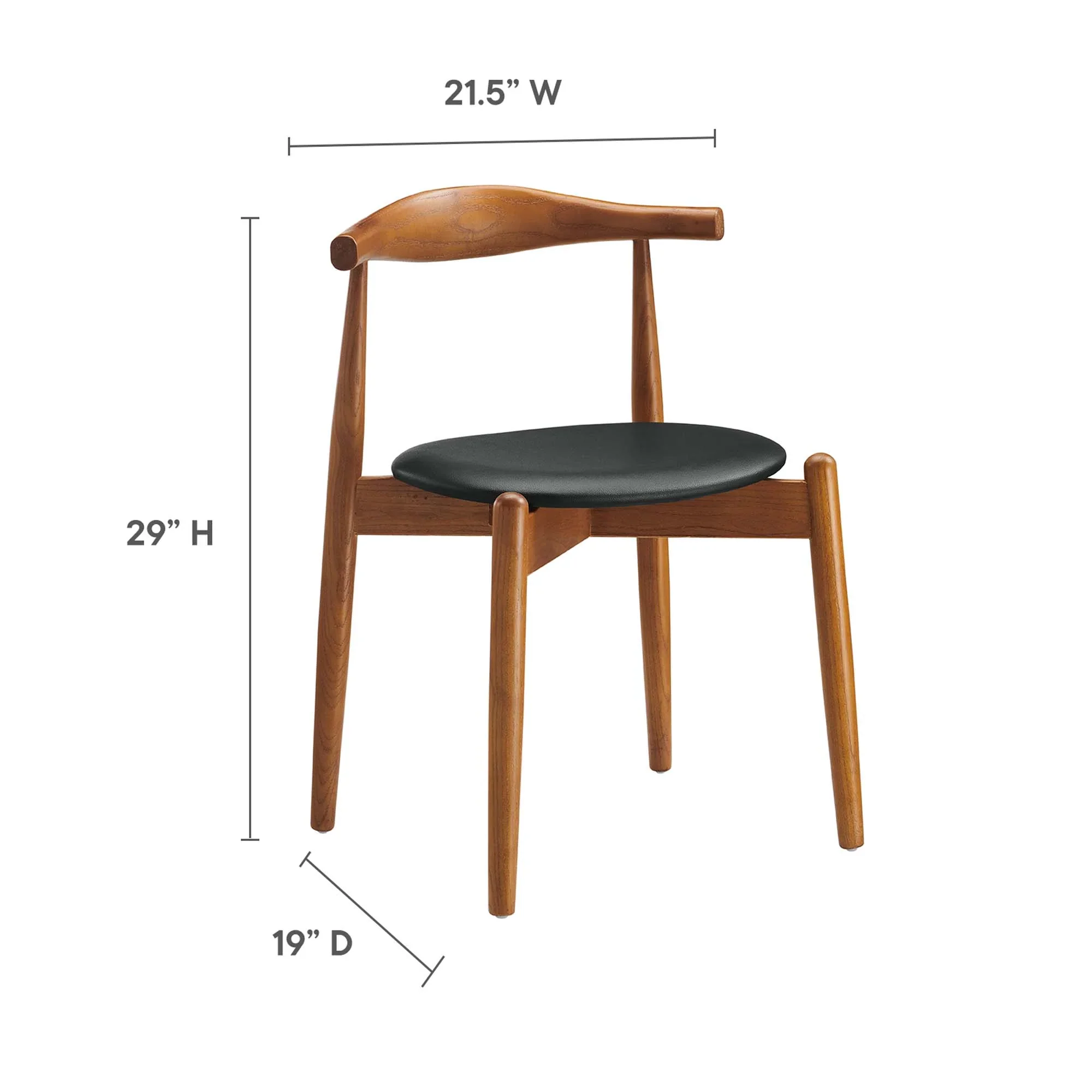 Stalwart Dining Side Chairs Set of 2 - Image 3