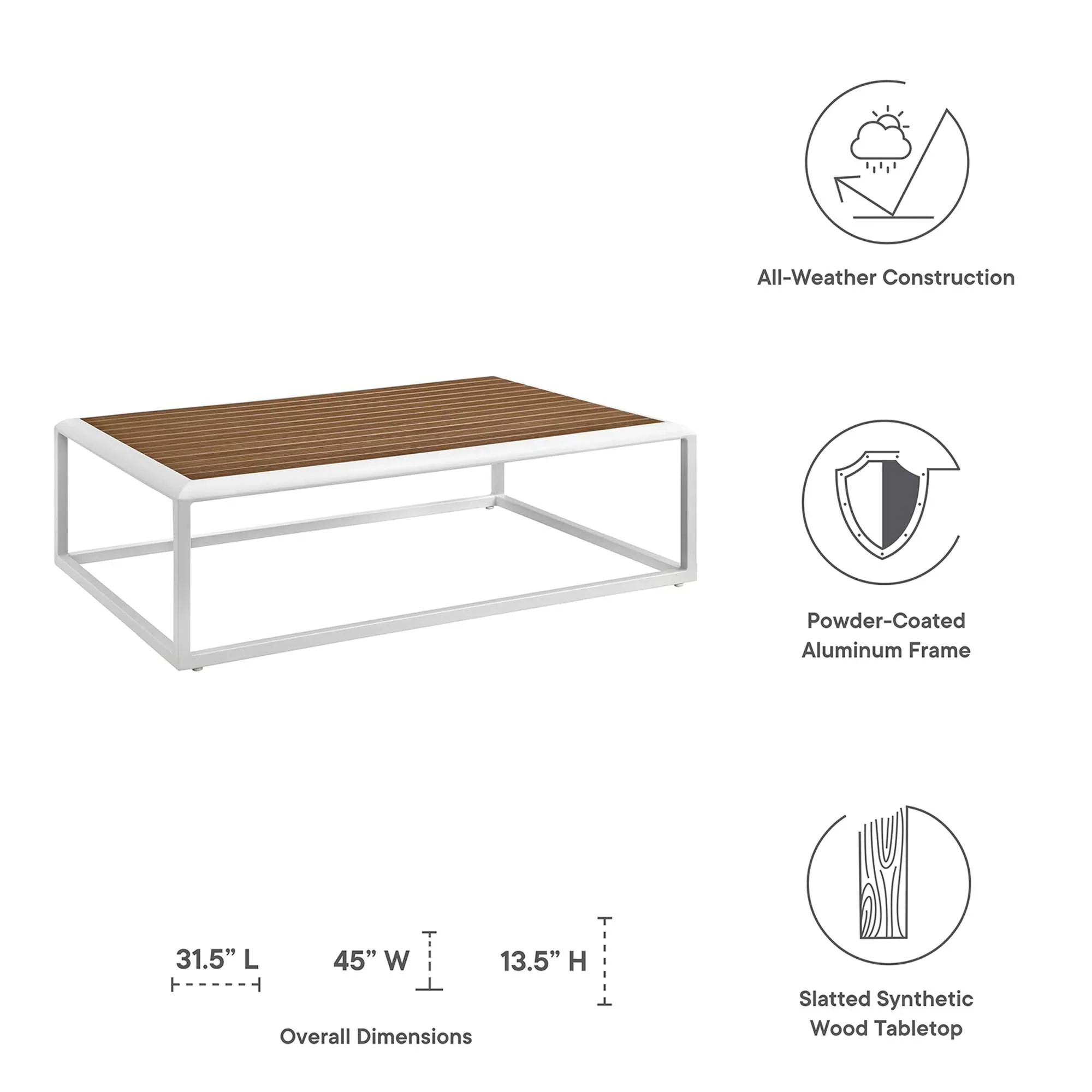 Stance 8 Piece Outdoor Patio Aluminum Sectional Sofa Set - Image 21