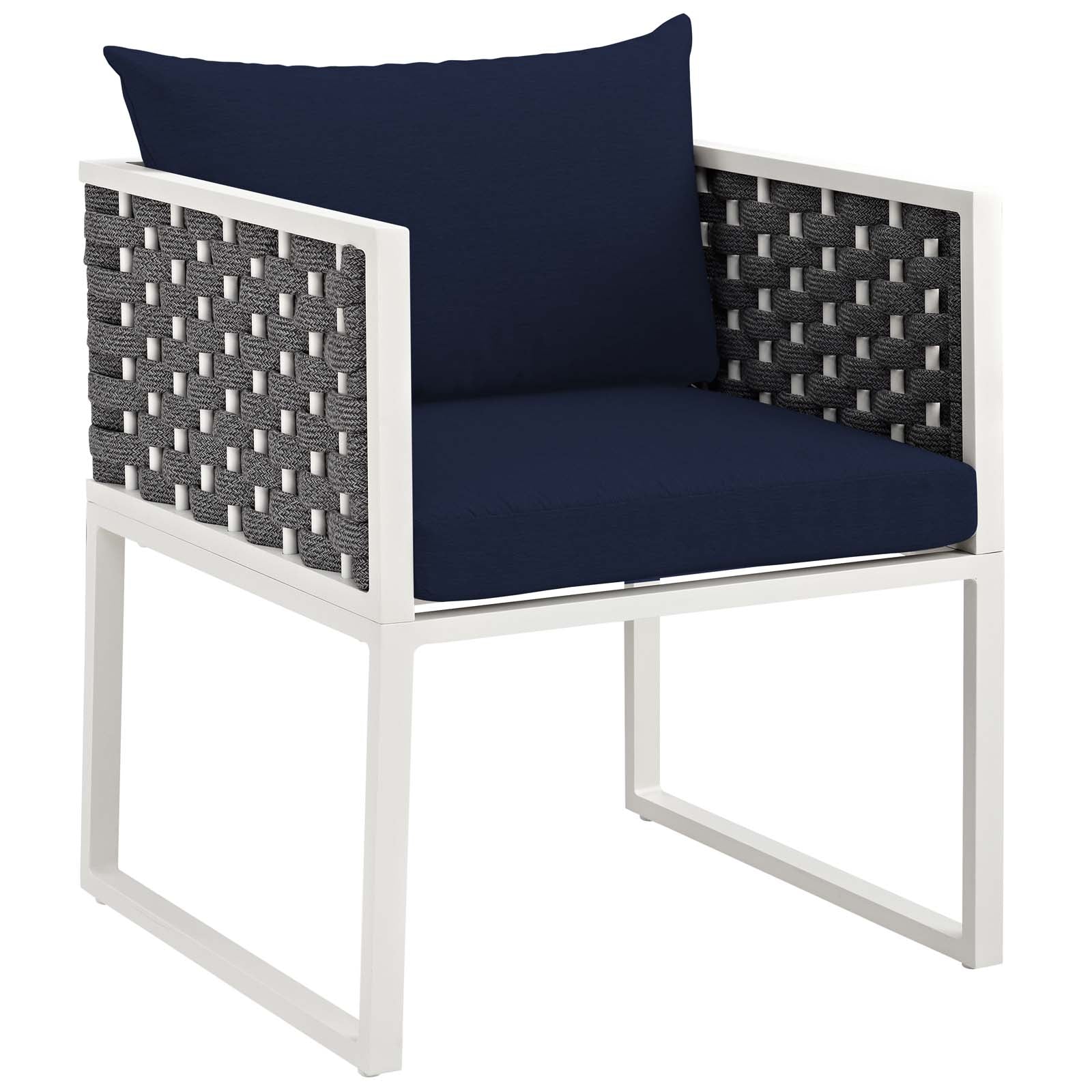 Stance 9 Piece Outdoor Patio Aluminum Dining Set - Image 13