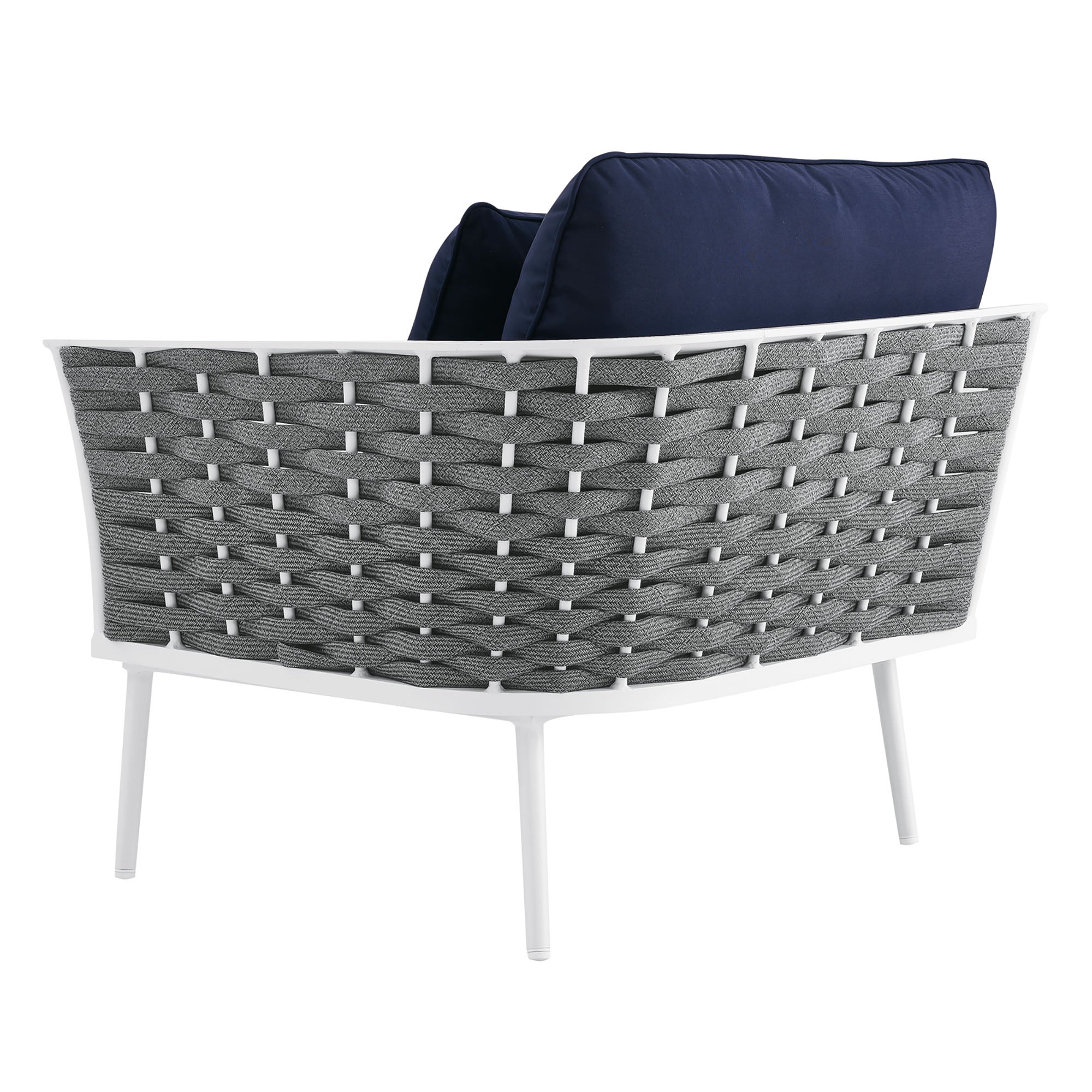 Stance Outdoor Patio Aluminum Right-Facing Armchair - Image 14