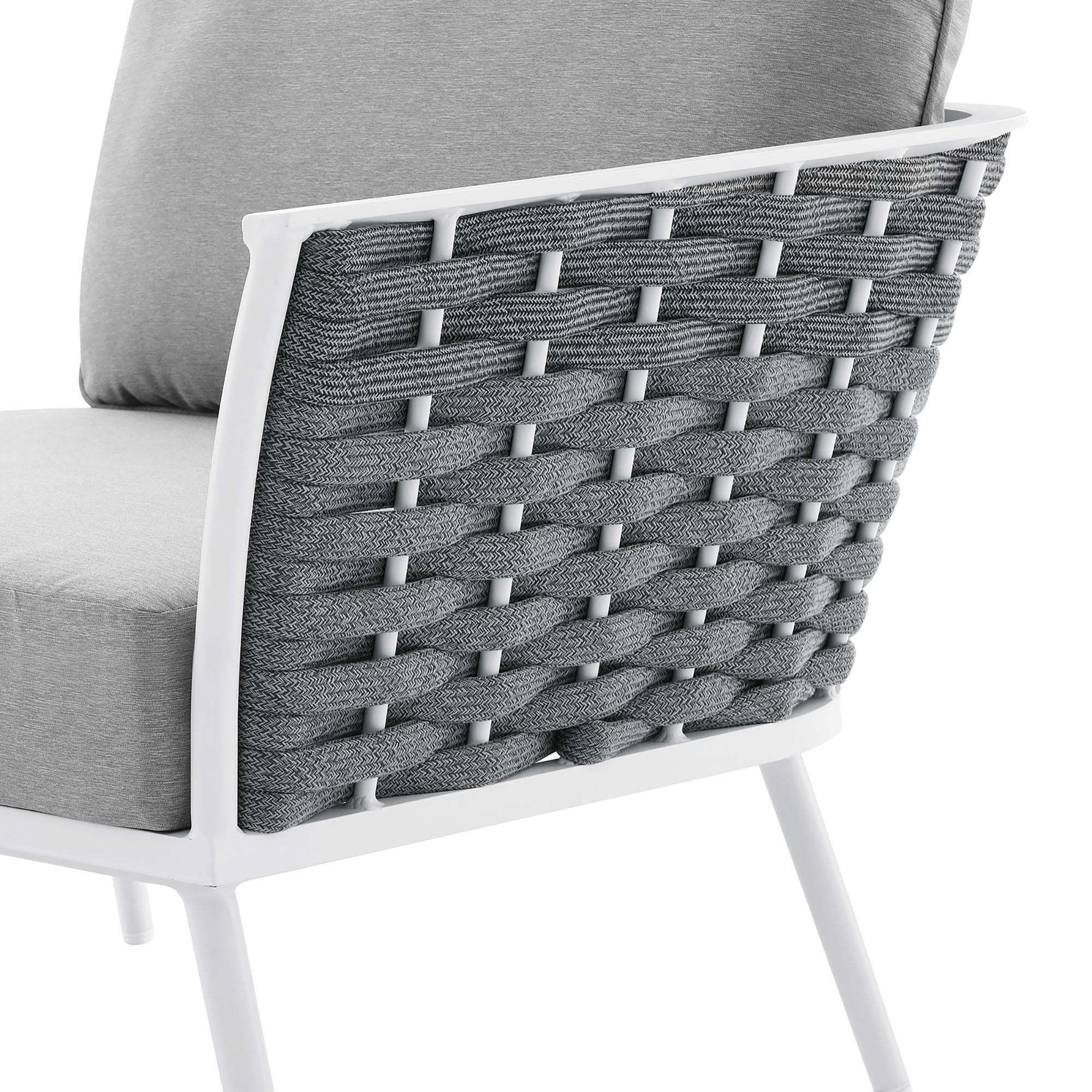 Stance Outdoor Patio Aluminum Right-Facing Armchair - Image 6