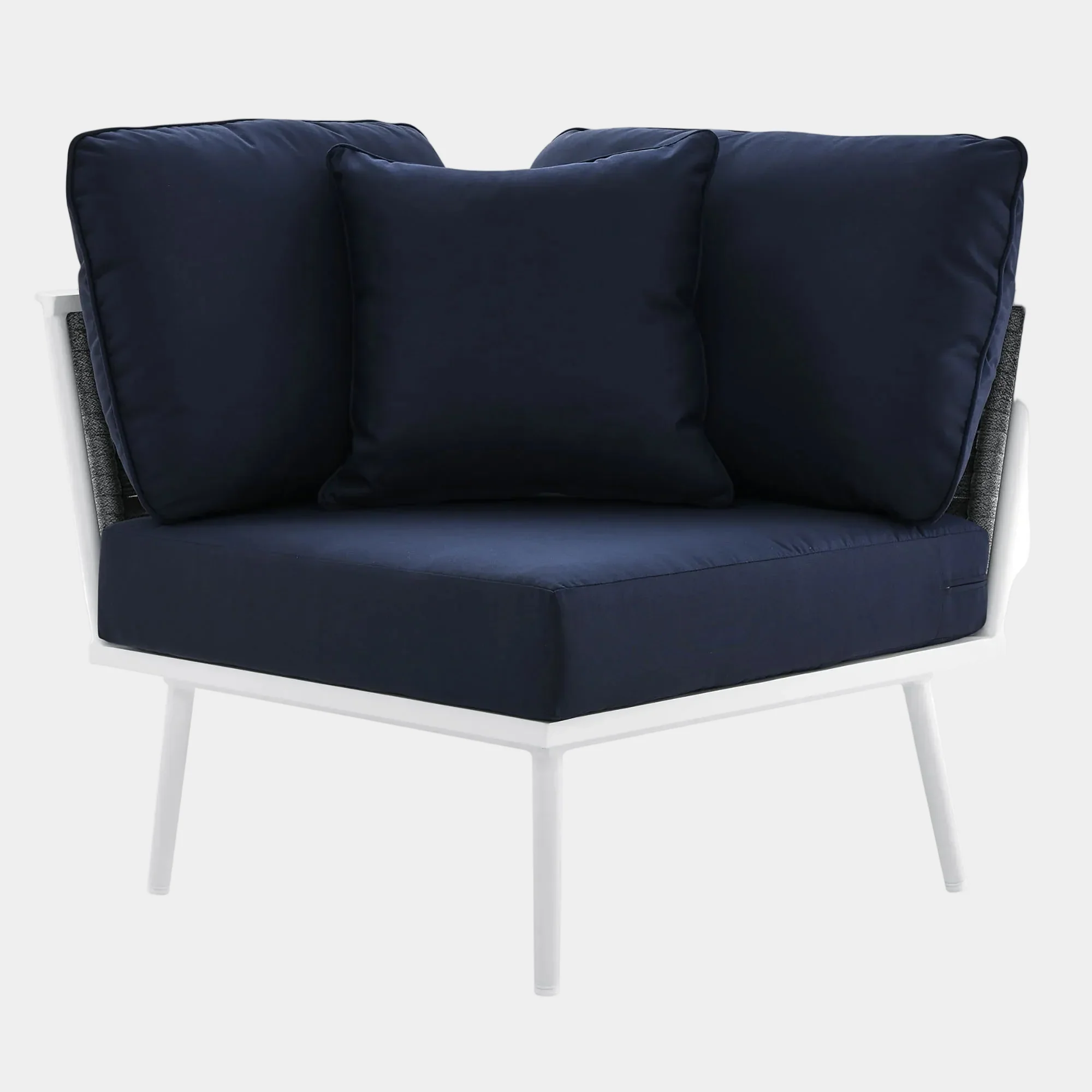 Stance Outdoor Patio Aluminum Corner Chair - Image 2
