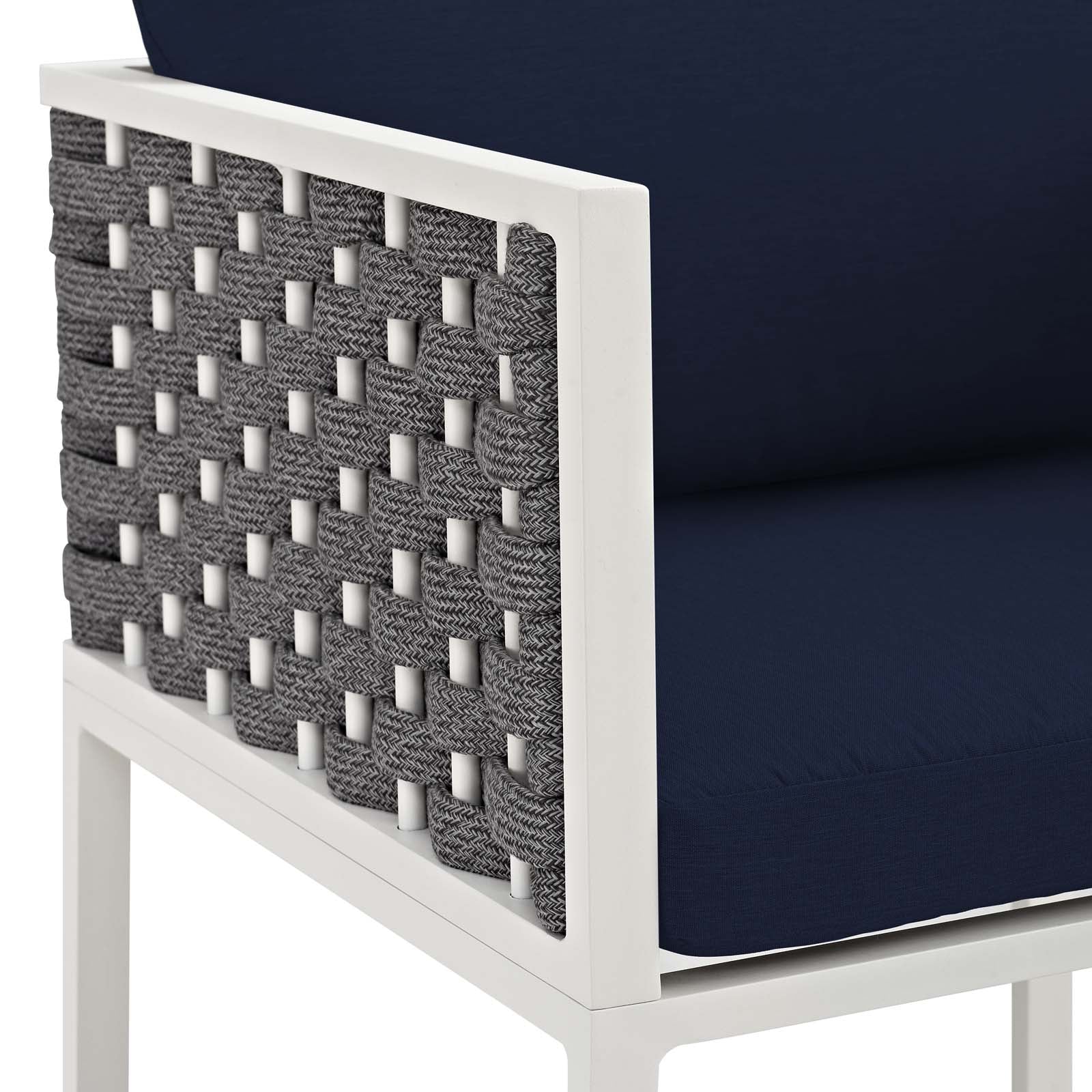 Stance Outdoor Patio Aluminum Dining Armchair - Image 11