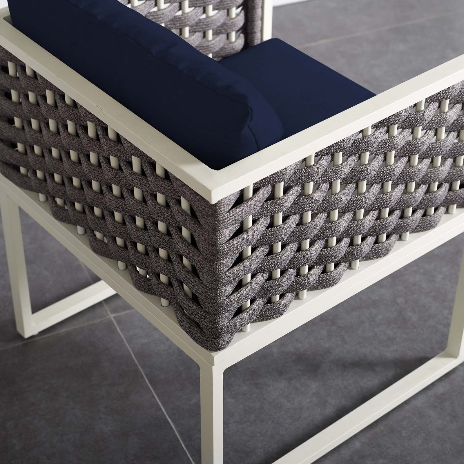 Stance Outdoor Patio Aluminum Dining Armchair - Image 12