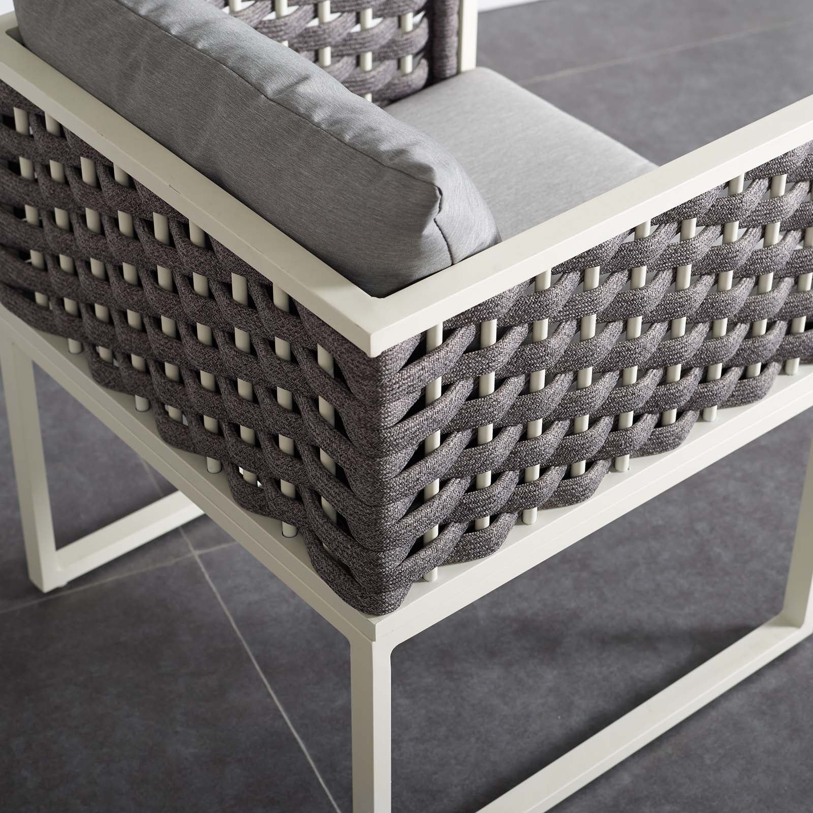 Stance Outdoor Patio Aluminum Dining Armchair - Image 6