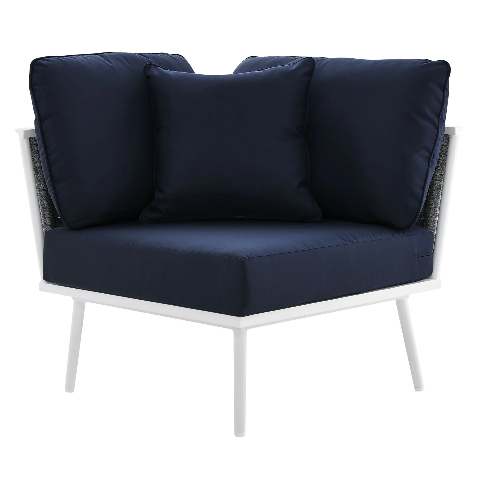 Stance Outdoor Patio Aluminum Large Sectional Sofa - Image 21