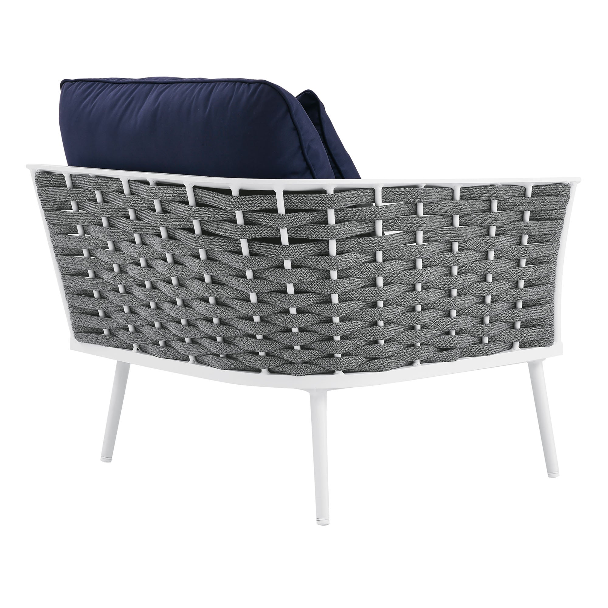 Stance Outdoor Patio Aluminum Left-Facing Armchair - Image 13