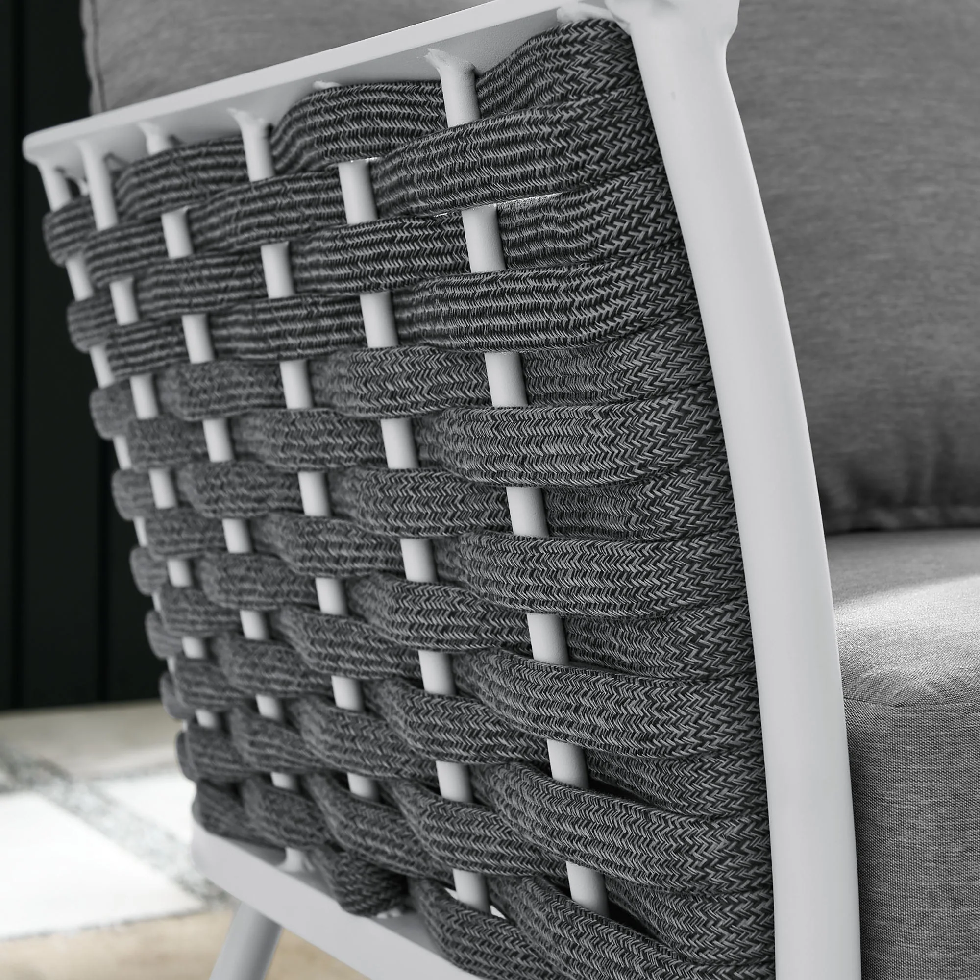 Stance Outdoor Patio Aluminum Left-Facing Armchair - Image 3