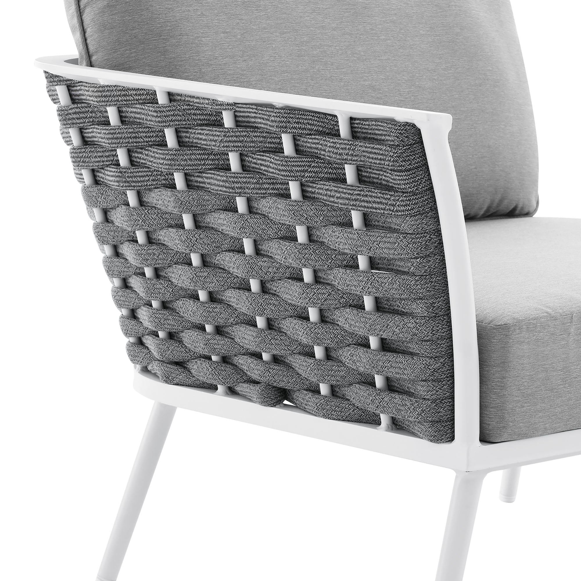 Stance Outdoor Patio Aluminum Left-Facing Armchair - Image 5