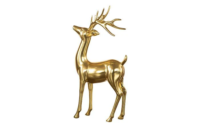 Standing Reindeer, Gold - Image 2