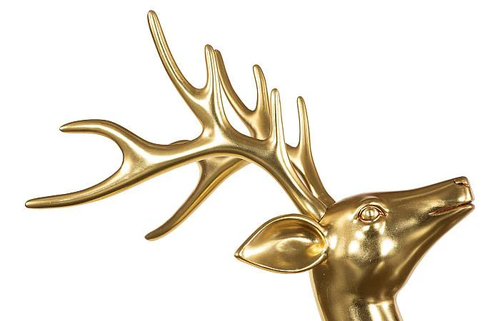 Standing Reindeer, Gold - Image 3
