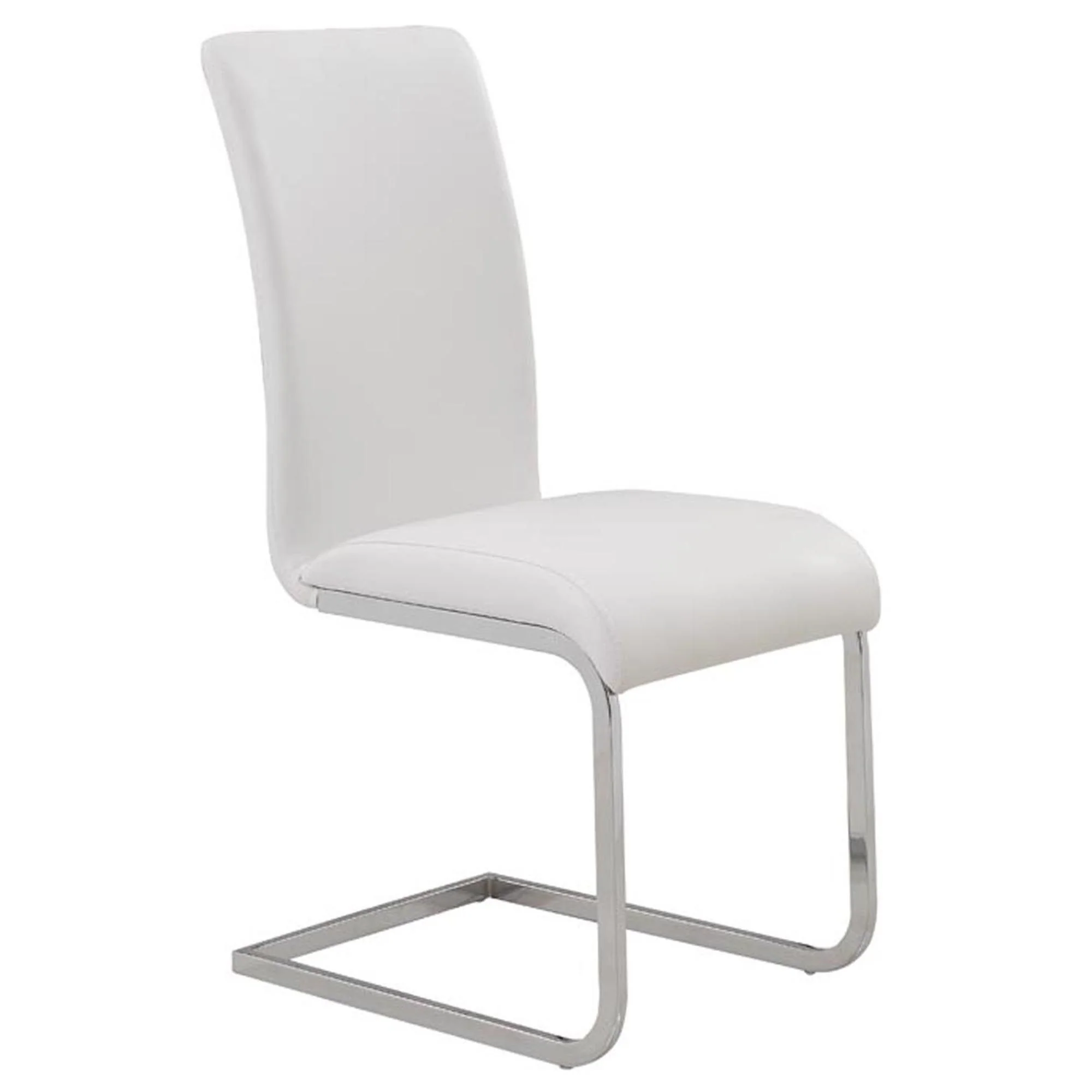 Stark/Maxim 7pc Dining Set in Walnut with White Chair - Image 6