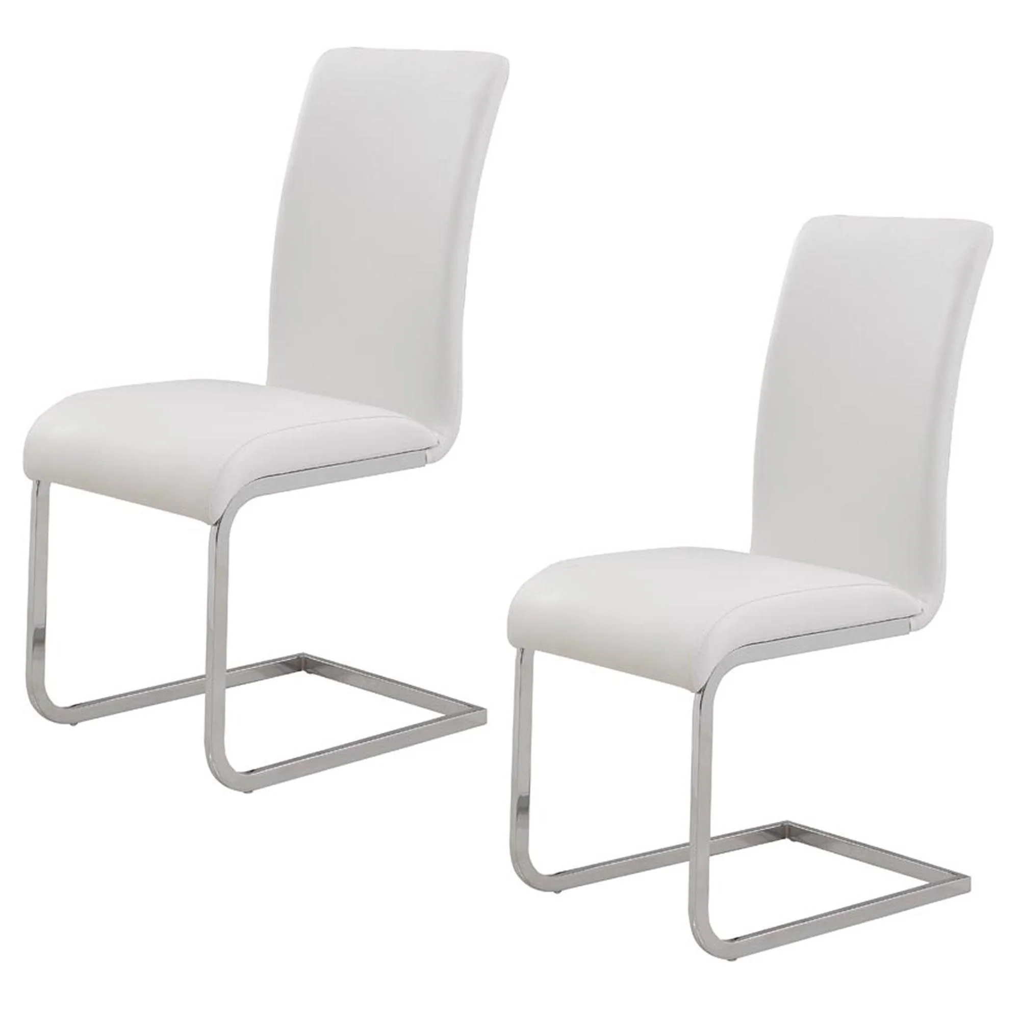 Stark/Maxim 7pc Dining Set in Walnut with White Chair - Image 8