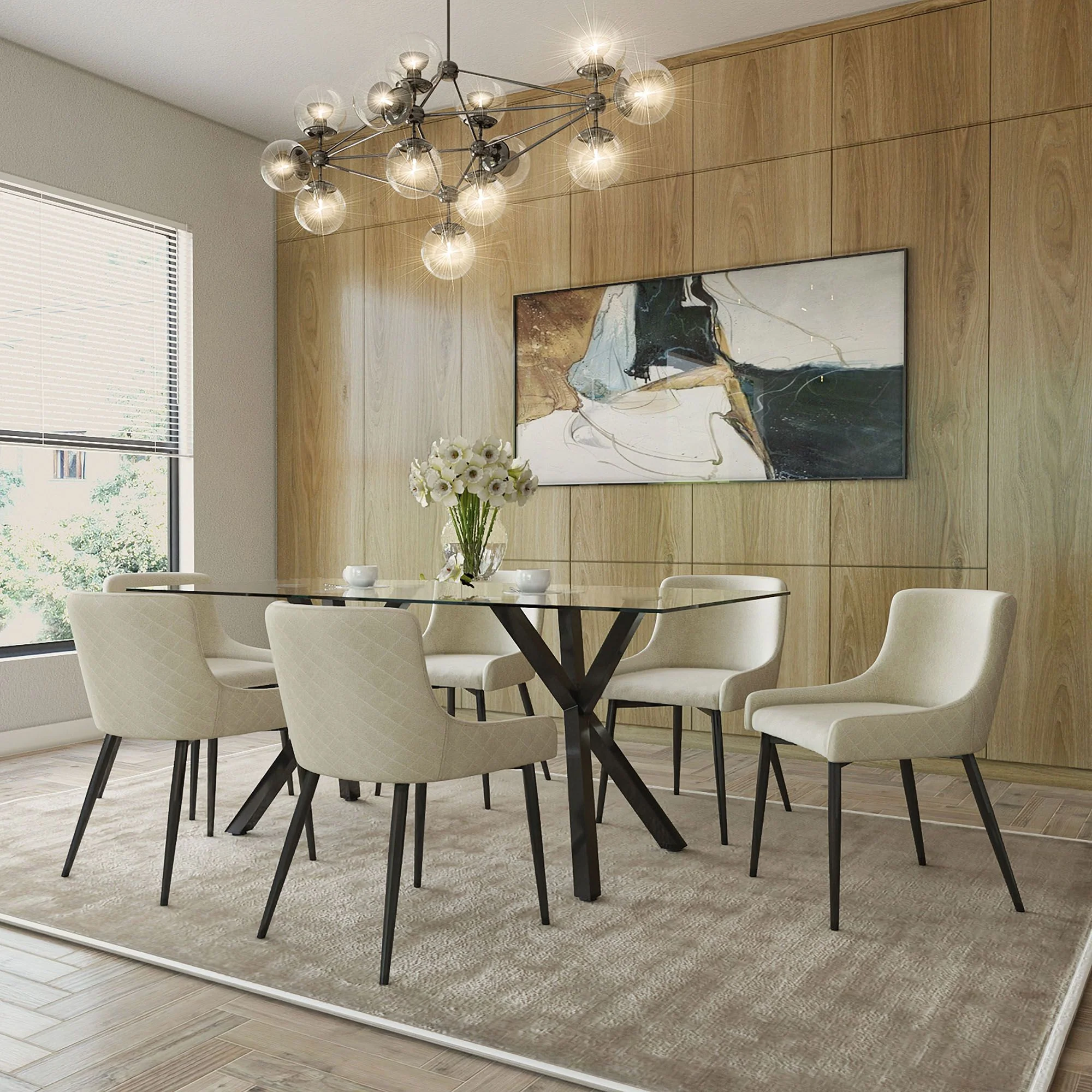 Stark Rectangular Dining Table in Black - Image 2