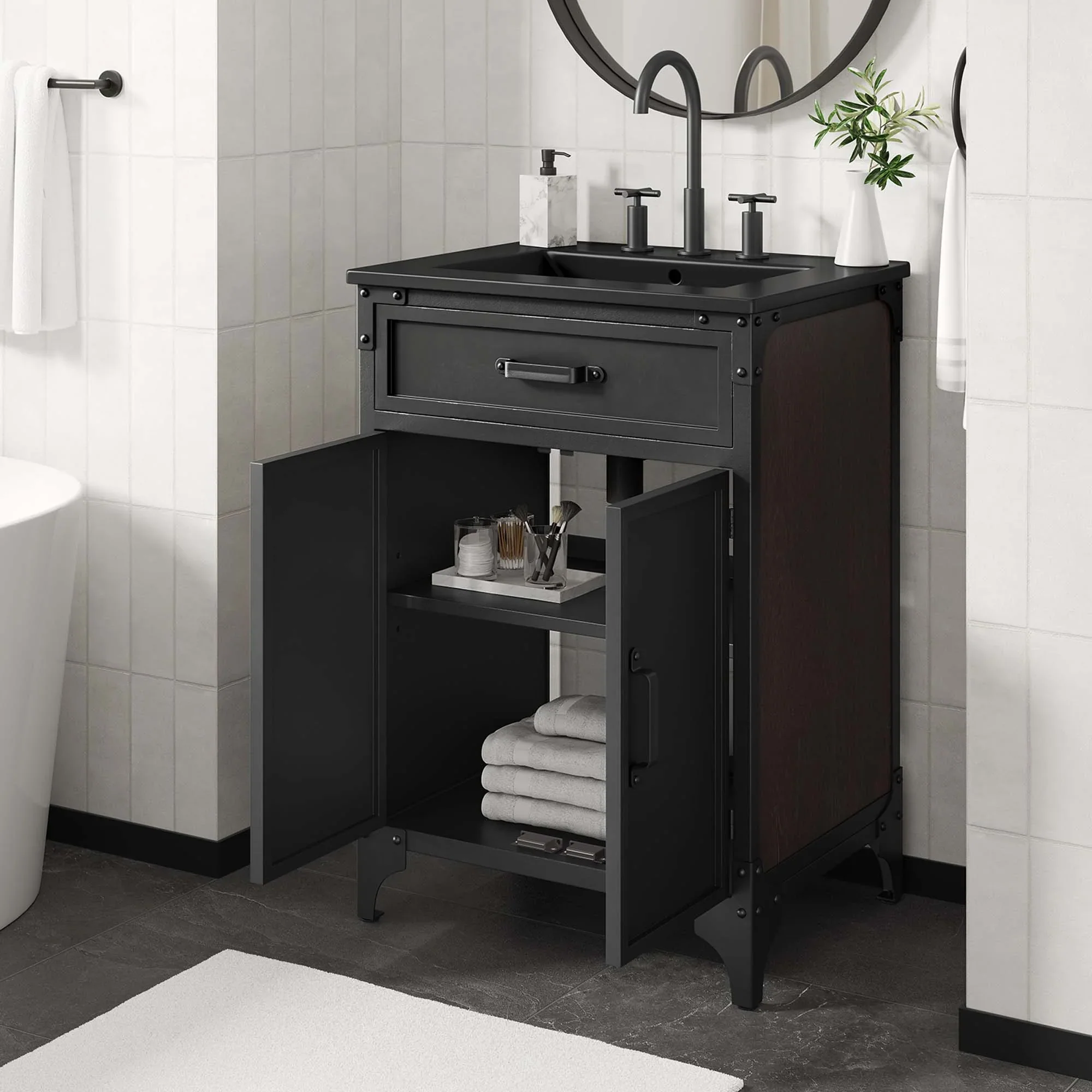 Steamforge Bathroom Vanity Basin Included - Image 22