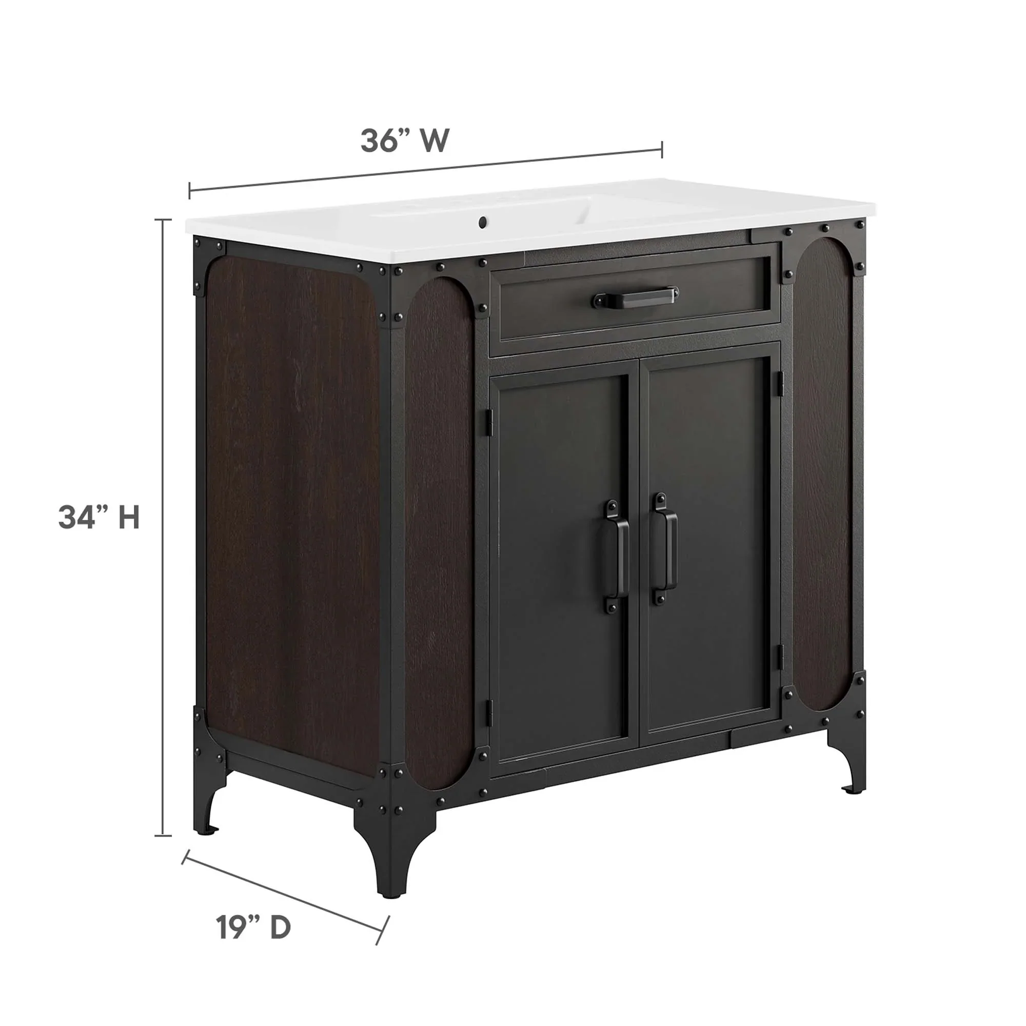 Steamforge Bathroom Vanity Basin Included - Image 79
