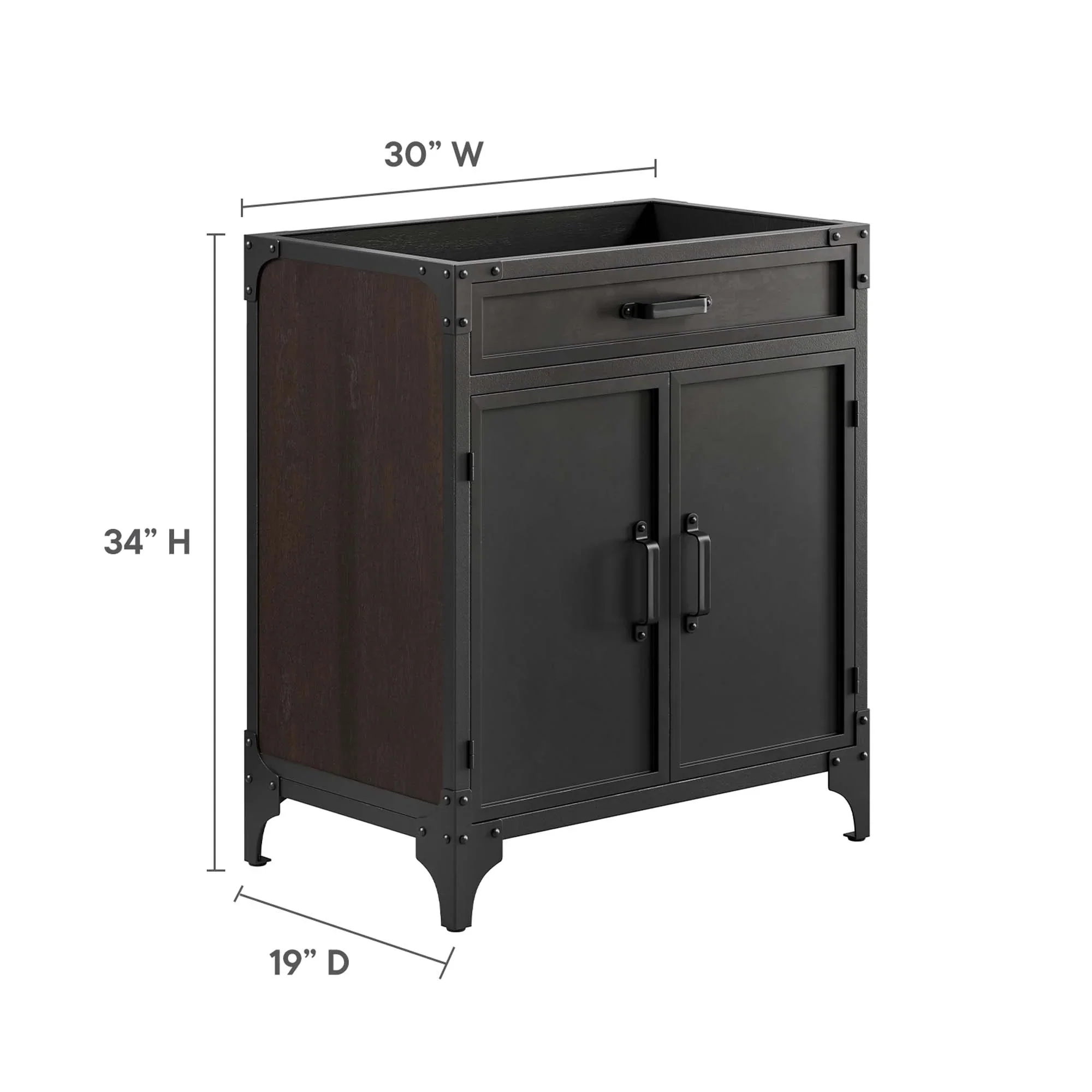 Steamforge Bathroom Vanity Cabinet Basin Not Included - Image 31