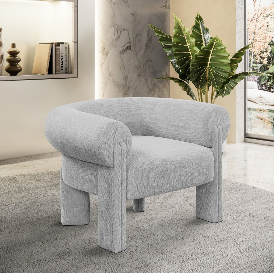 Stefano Fabric Upholstered Accent Chair - Image 2
