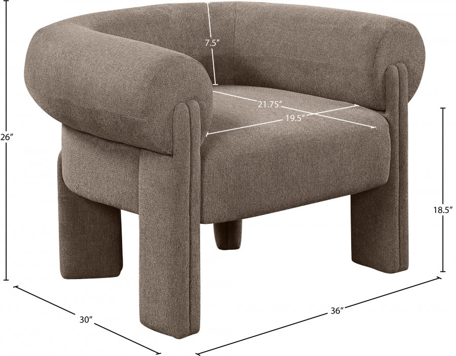 Stefano Fabric Upholstered Accent Chair - Image 49