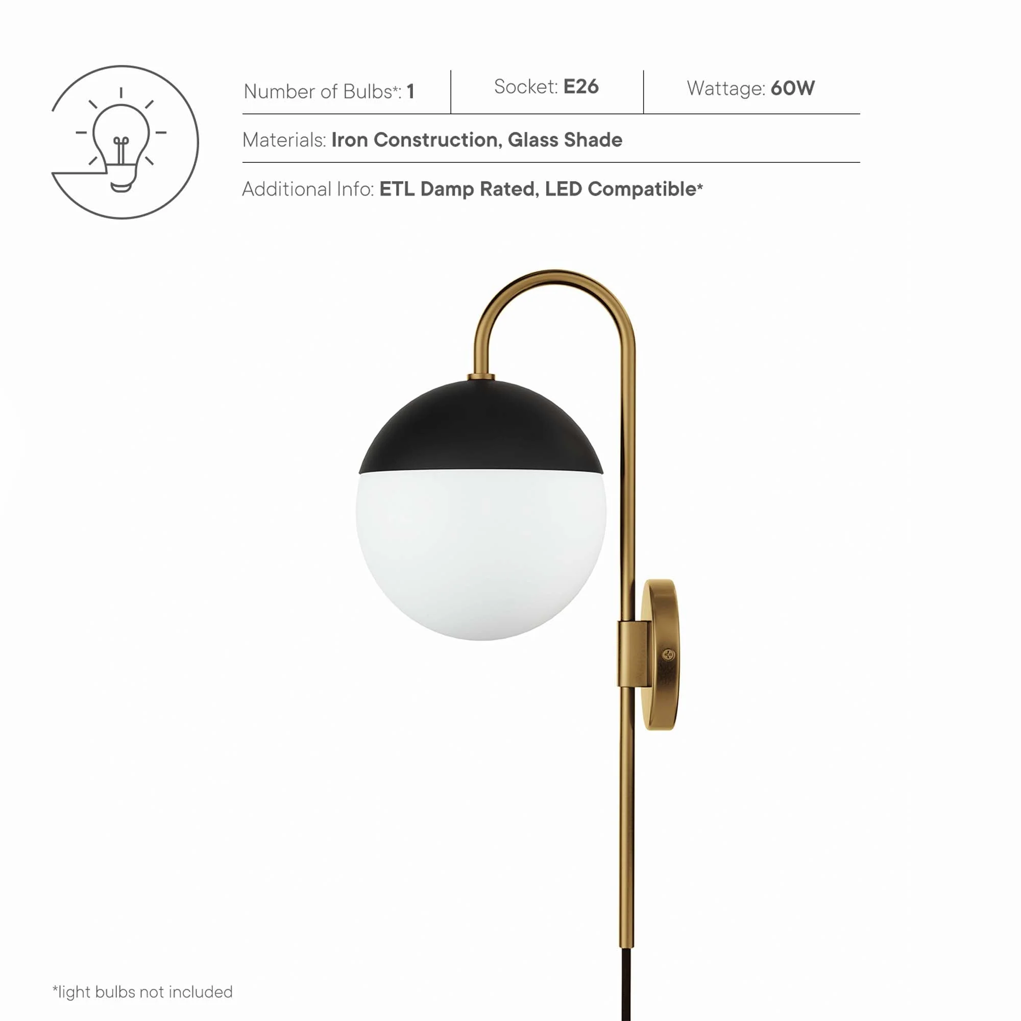 Stellar 1-Light Wall Sconce - Image 10
