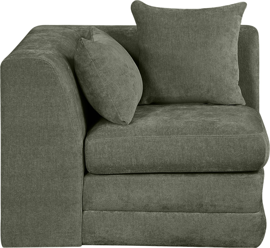 Stellar Chenille Fabric Upholstered Modular Accent Chair - Image 11