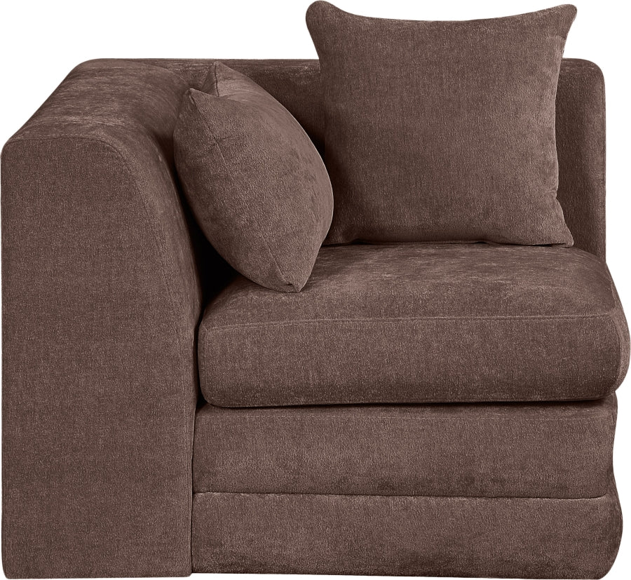 Stellar Chenille Fabric Upholstered Modular Accent Chair - Image 19