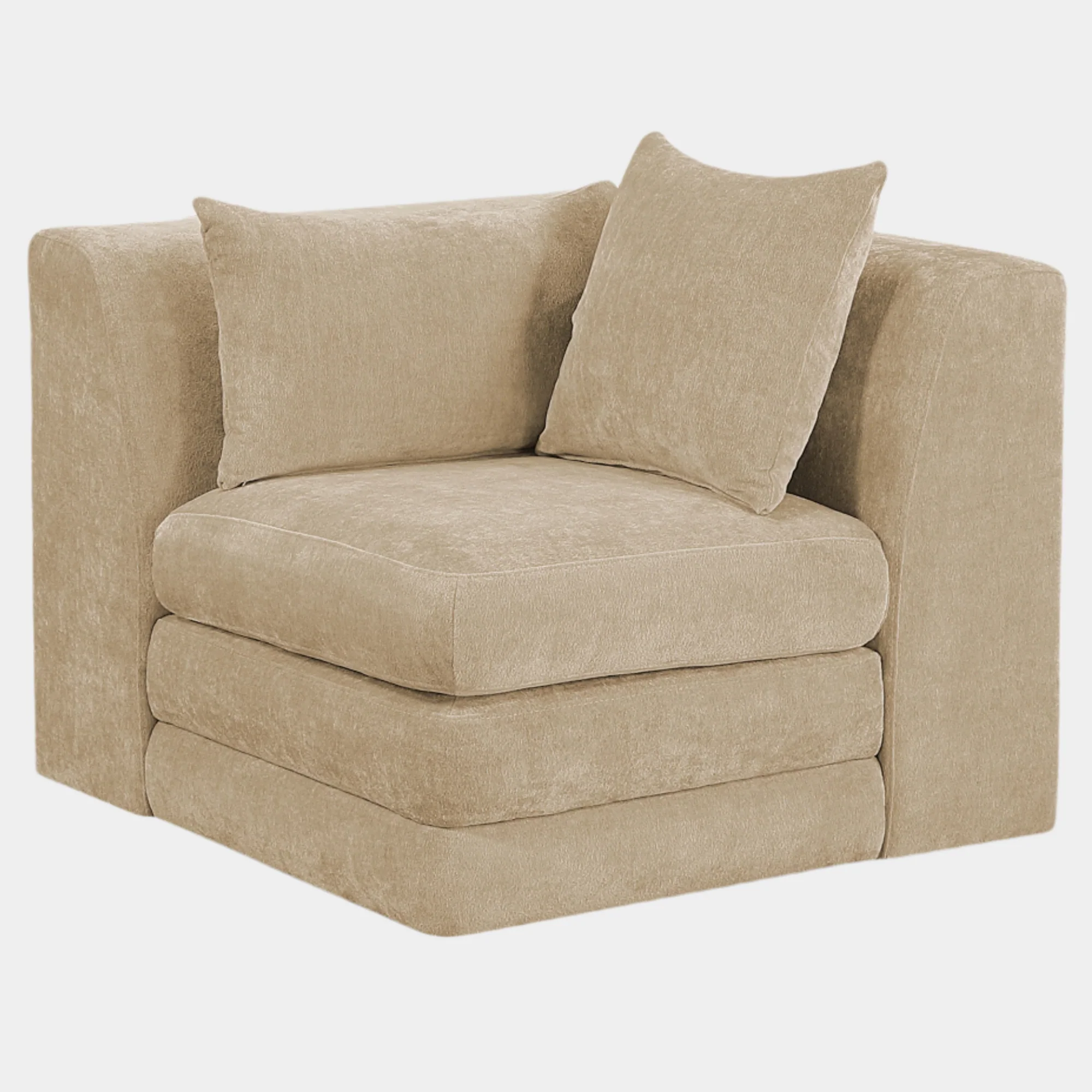 Stellar Chenille Fabric Upholstered Modular Accent Chair - Image 25