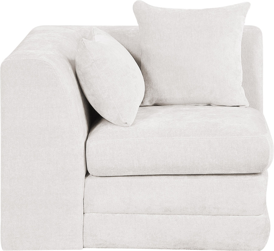 Stellar Chenille Fabric Upholstered Modular Accent Chair - Image 3