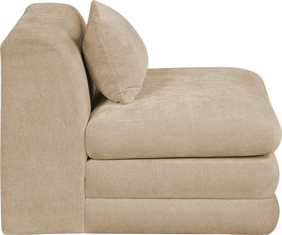 Stellar Chenille Fabric Upholstered Modular Accent Chair - Image 31