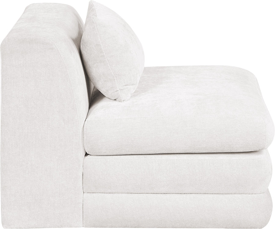 Stellar Chenille Fabric Upholstered Modular Accent Chair - Image 4