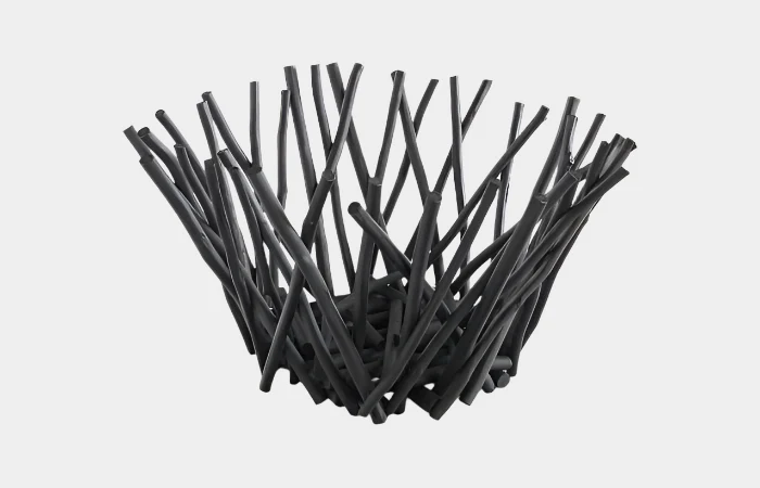 Stick Bowl, Tall, Black