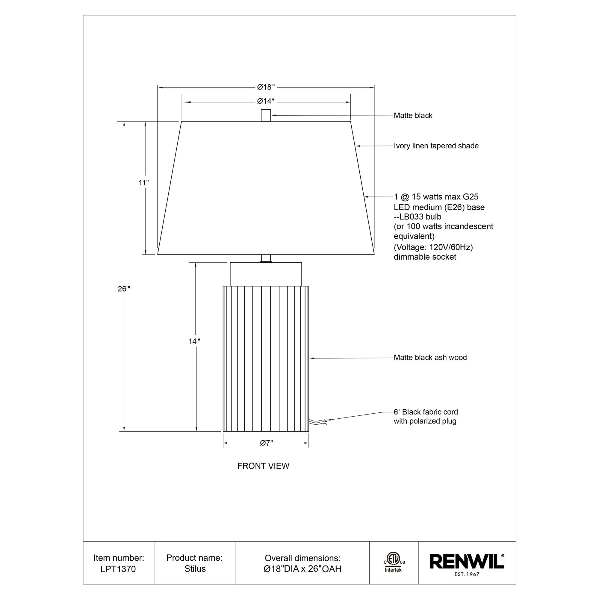 Stilus Table Lamp - Image 5