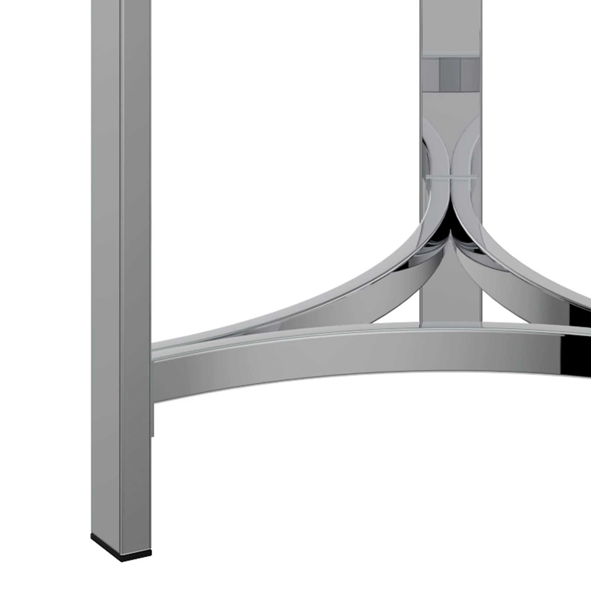 Strata Accent Table in Chrome - Image 6