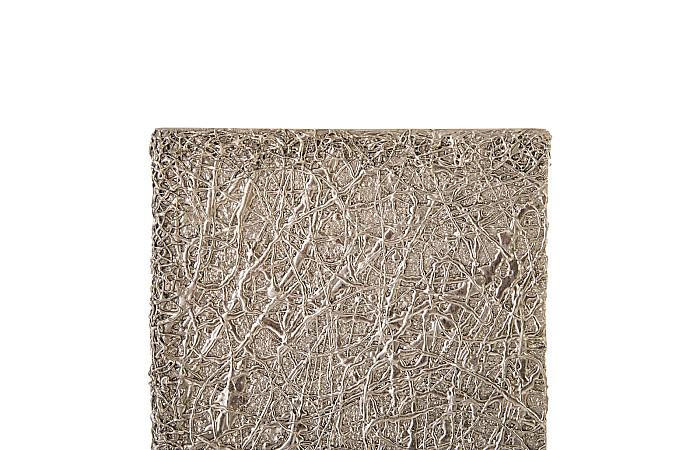 String Theory Pedestal, Silver Leaf, LG - Image 6
