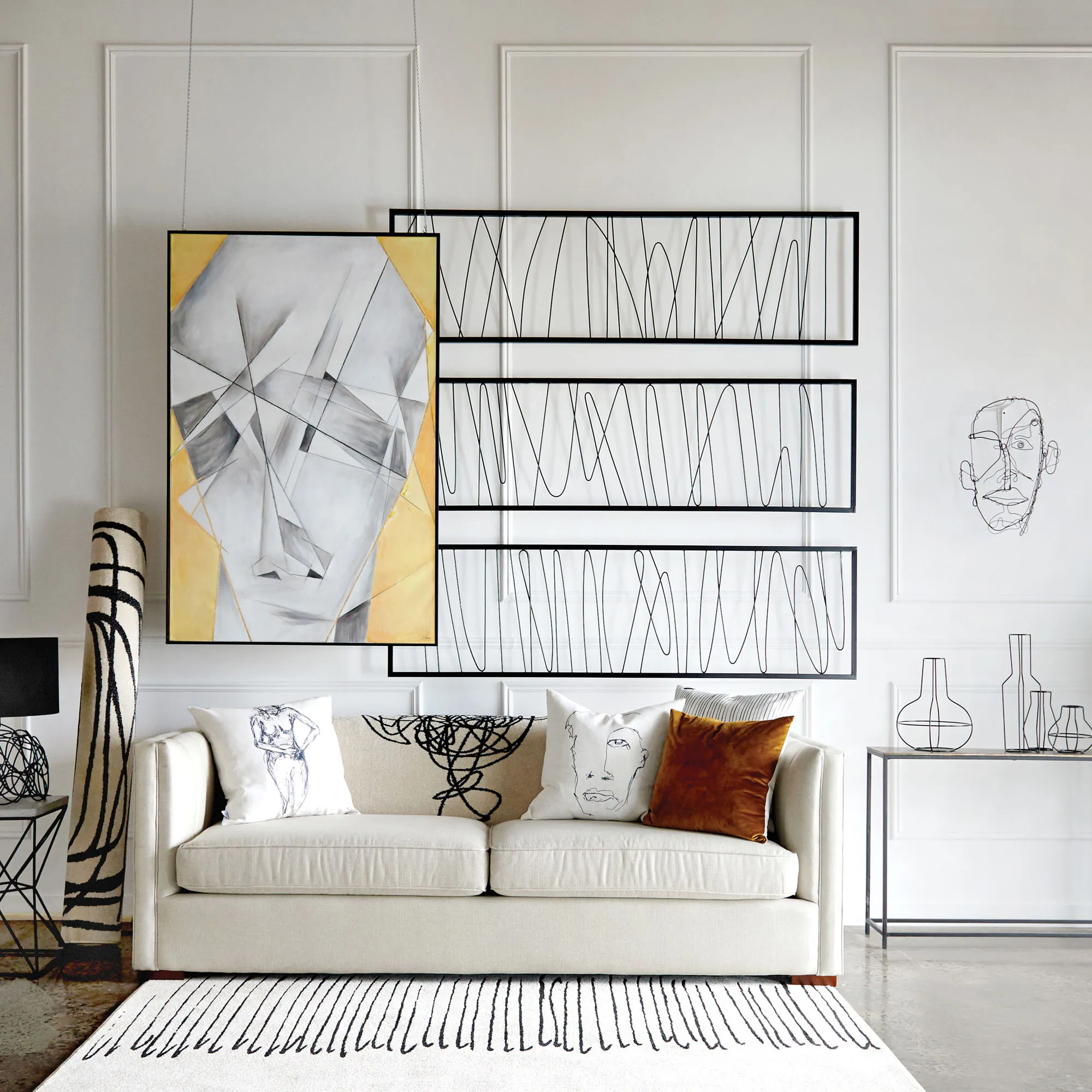 Studio Line - Linear Wall Decor Set Of 3 - Image 2