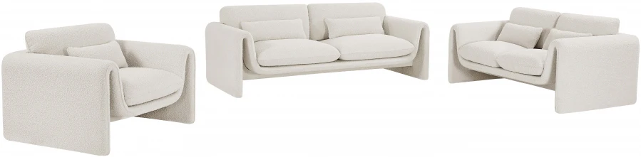 Stylus Boucle Fabric Sofa - Image 13