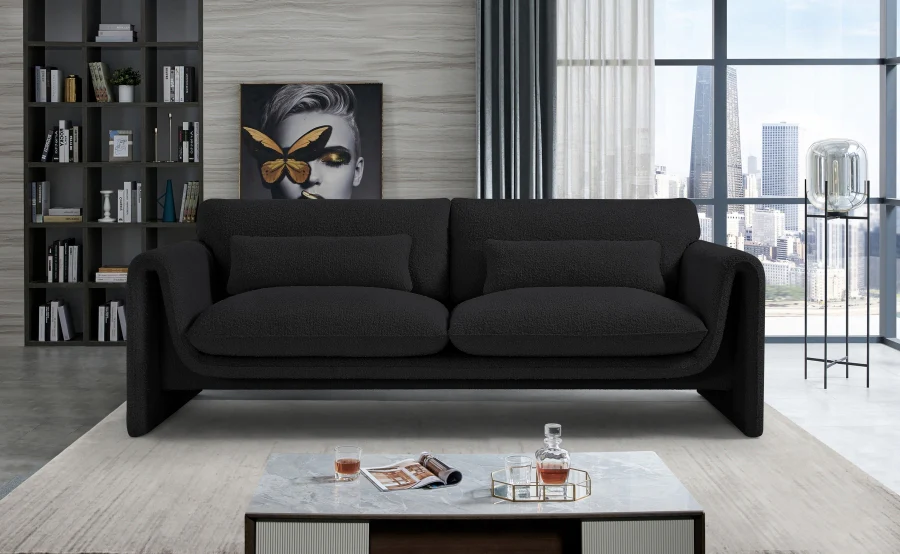 Stylus Boucle Fabric Sofa - Image 19