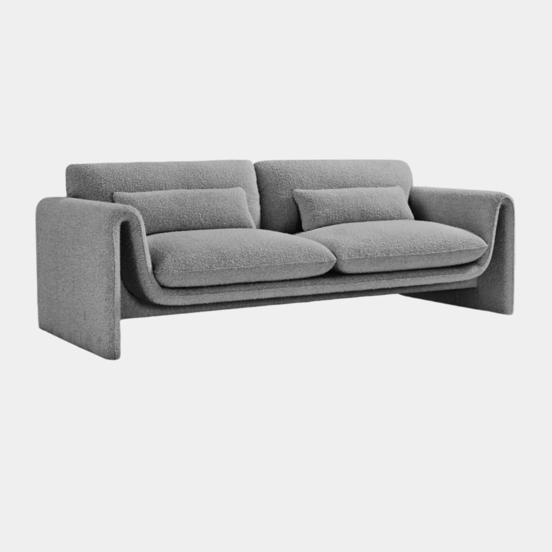 Stylus Boucle Fabric Sofa - Image 35