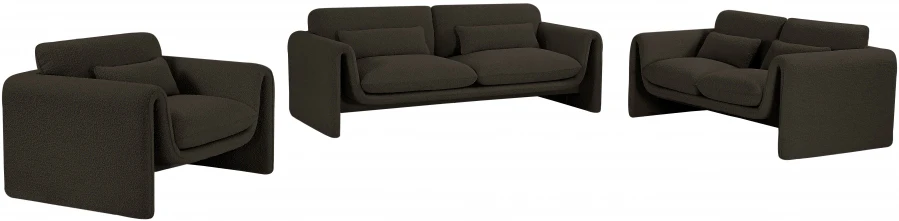 Stylus Boucle Fabric Sofa - Image 81